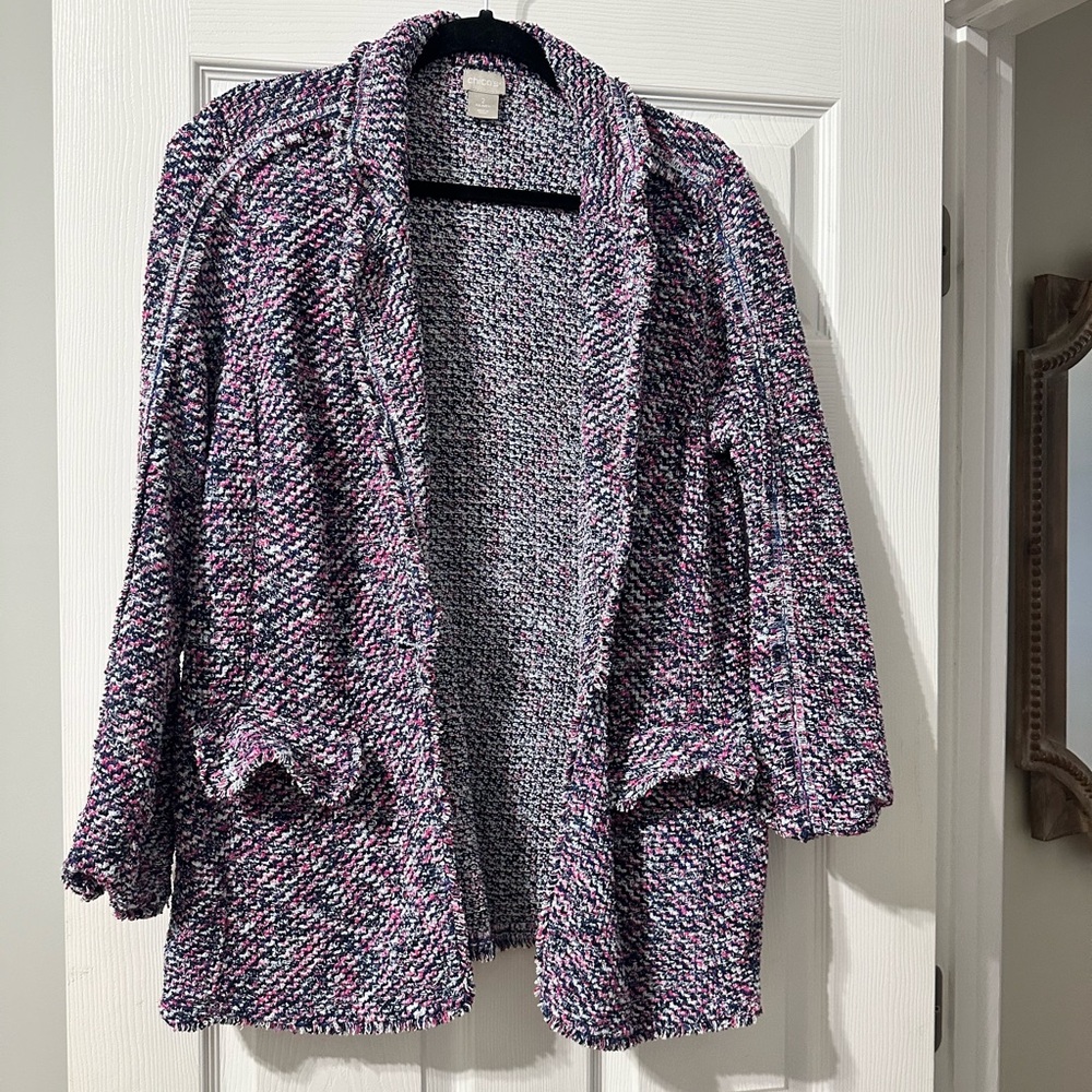 Chicos Tweed Blazer